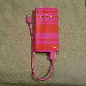Kate spade portable battery charger