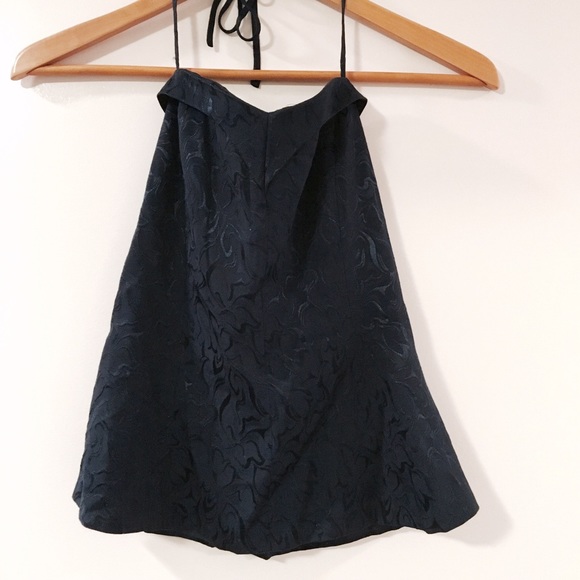 Anthropologie Sweetheart Navy Halter