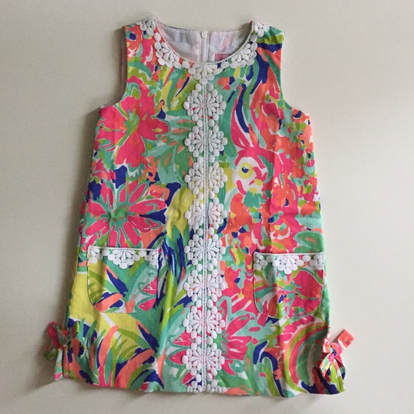 Lilly Pulitzer shift dress size 4 Casa banana