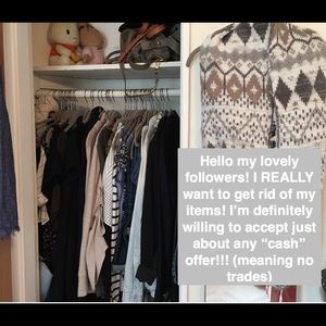 LOOKING TO PRACTICALLY GIVE MY ITEMS AWAY!