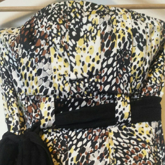 Anthropologie Strapless Belted Dress - Picture 2 of 4