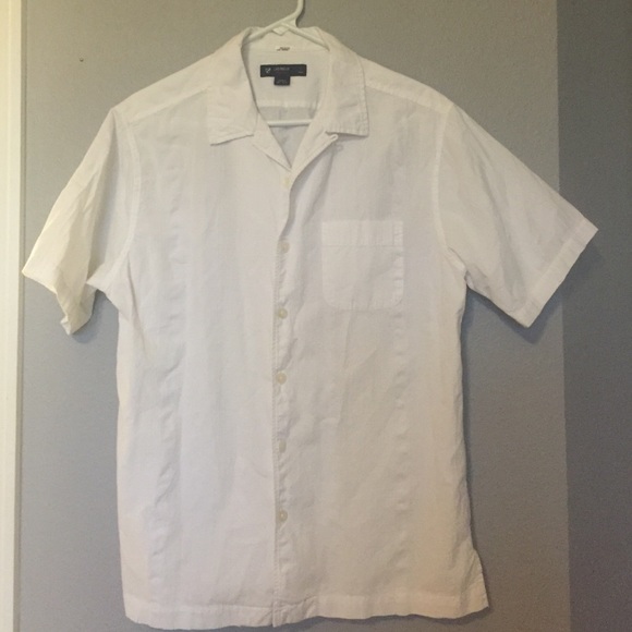 Mens short sleeve button up