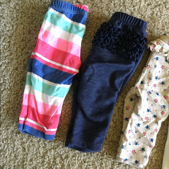 Baby Girl Leggings. 0-3 months never worn! - Picture 2 of 4