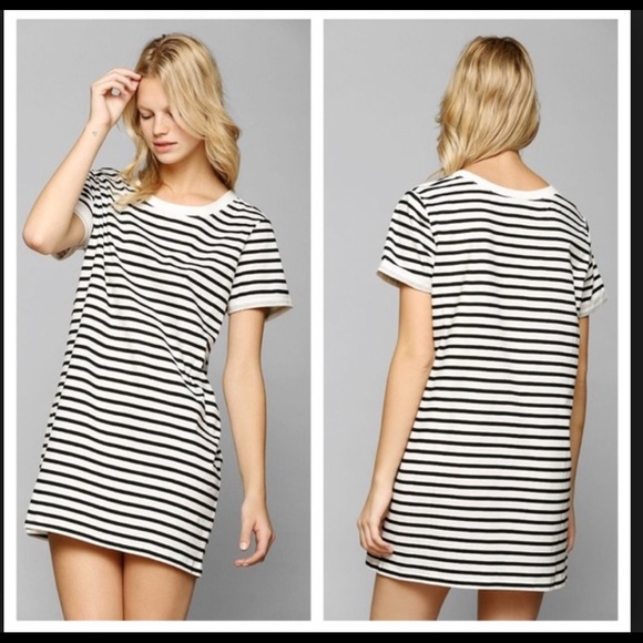 Urban Outfitters Striped t shirt dress