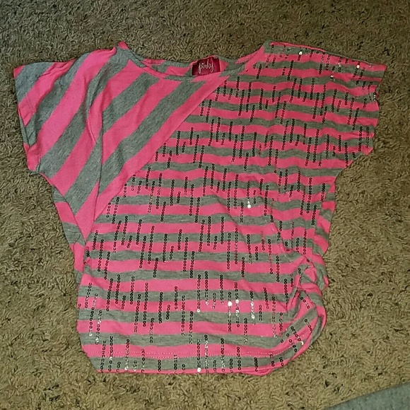 Pinky brand girls sequin shirt