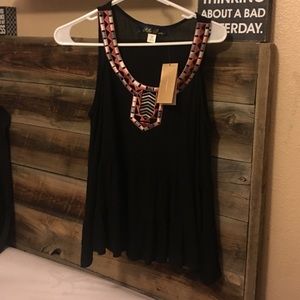 Francesca's loose blouse