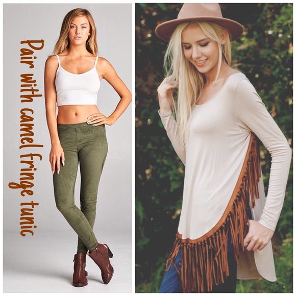 Faux Suede Leggings - Picture 3 of 4