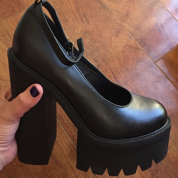 Jeffrey Campbell platforms Havana last size 8 1/2