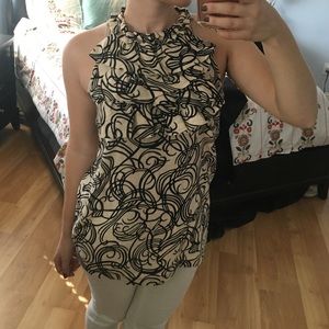 Halter top dress shirt