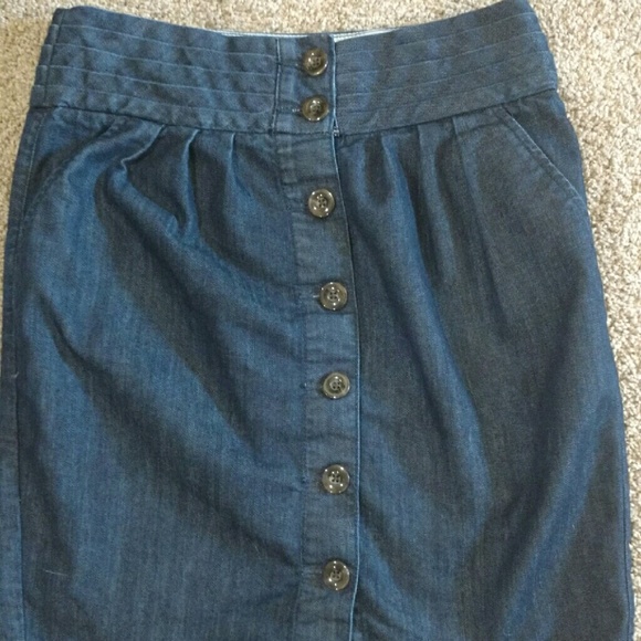 Anthropologie Quiet Approach Skirt by Pilcro