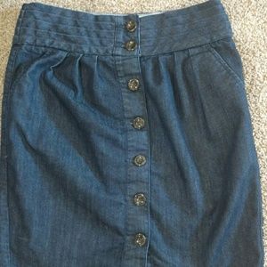 Anthropologie Quiet Approach Skirt by Pilcro