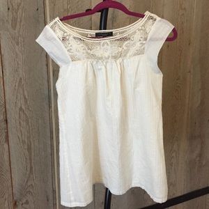 Sanctuary Cream blouse