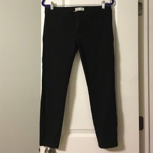 8r ultra skinny gap two way black stretch pants