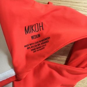 Mikoh swim Bordeaux top