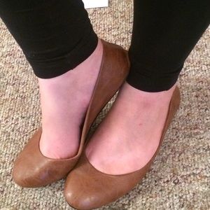 🎉FLASH SALE🎉Cognac Brown Flats