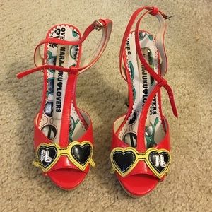 Harajuku Lovers Red Patent Leather heels