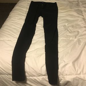 Corduroy black jeans