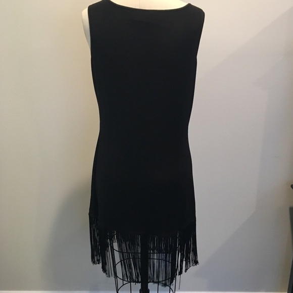 Sleeveless Mini Fringe Dress - Picture 2 of 3
