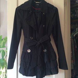 📽Black trench coat