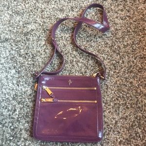 Purple patent Cole Haan Crossbody - barely used!