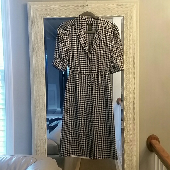 Silk print dress