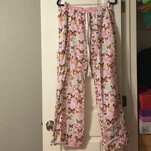 Victoria's Secret pink pajama pants sz L