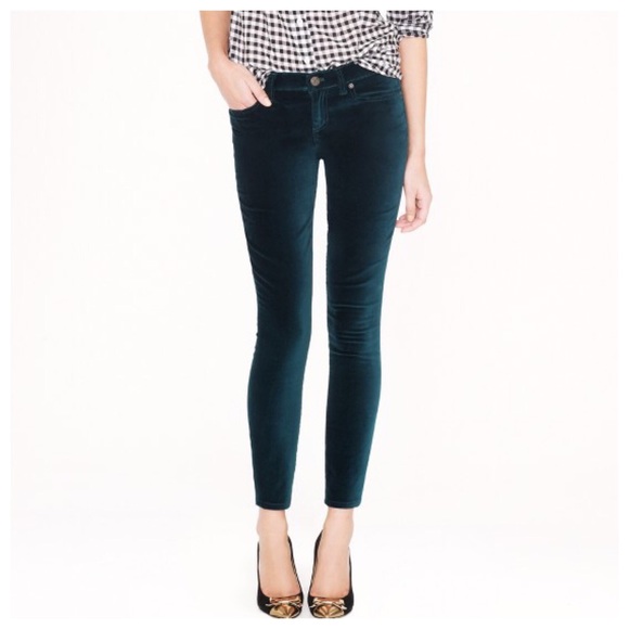 j crew velvet jeans