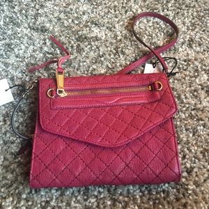 Rebecca Minkhoff magenta Crossbody. Orig sample!