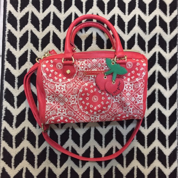 pink bandana purse