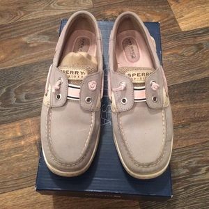 Sperry Top-sider shoe grey, pink and navy