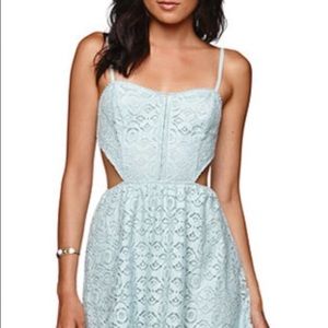 Mint Green Lace Summer Dress