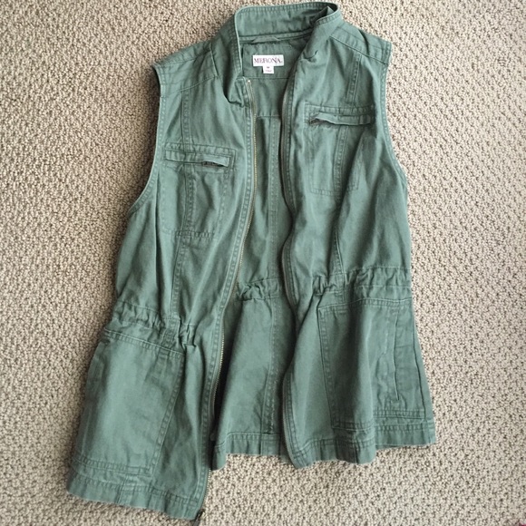 Merona cargo vest, olive