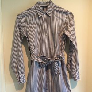 Brooks Brothers Striped Shirt Dress
