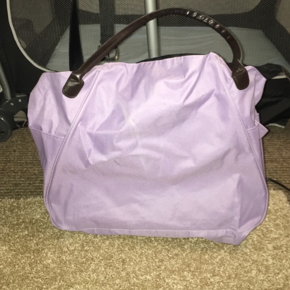 Large Purple Travel Tote