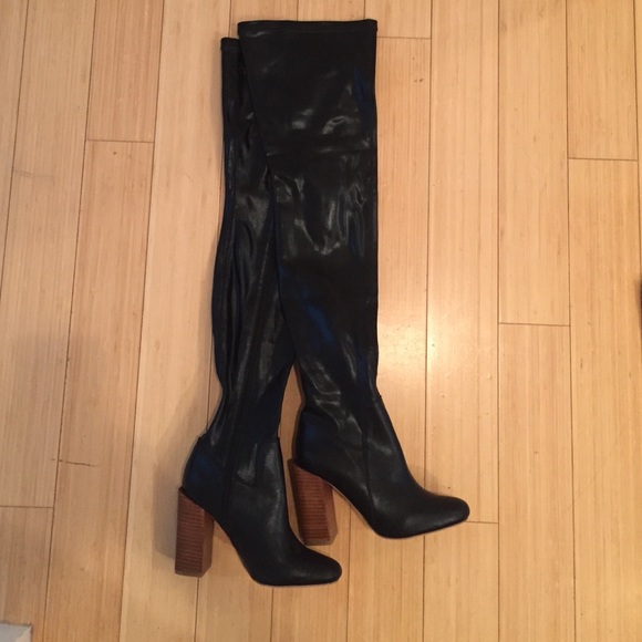 Jeffrey Campbell thigh high boots - Picture 2 of 3