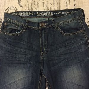 Ring of Fire Bootcut Jeans