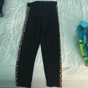 Pink cheetah print leggings