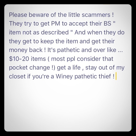 Sellers Beware