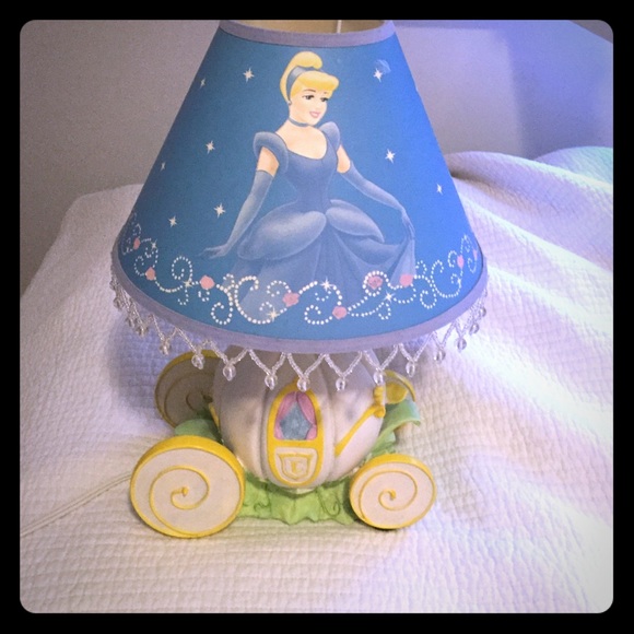 Cinderella lamp with carriage.