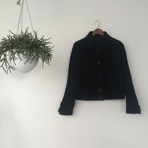 Black Faux Suede Jacket