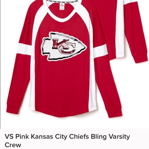 ❌DO NOT BUY❌ISO❗️❗️VS CHIEFS CREW SIZE LARGE❤️