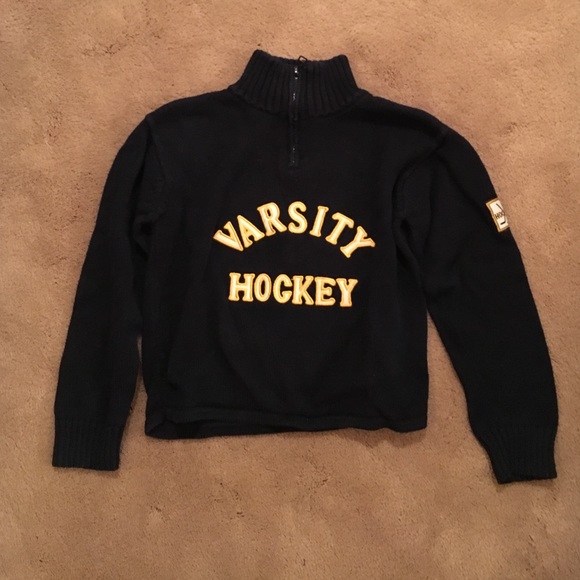 Little boys 3/4 zip sweater