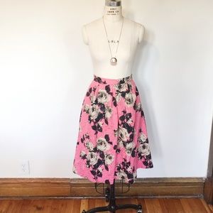 Floral Topshop Skirt
