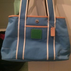Coach canvass bag