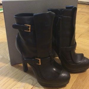 Alexander McQueen Riding Bootie