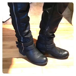 Moto style boots
