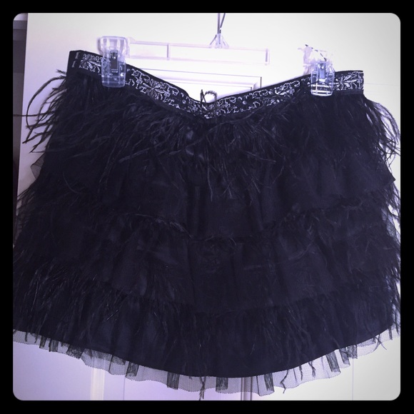 Guess Feather Skirt