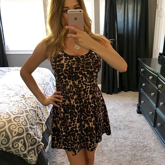 2b by bebe Dresses & Skirts - Leopard Skater Dress