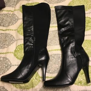 Never worn black knee high Madeline boots sz 10