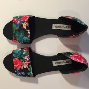 Steve madden, floral, flats